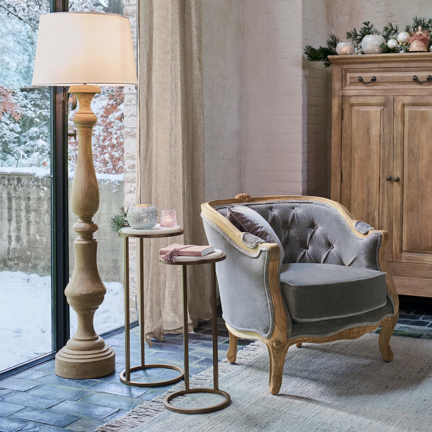 Lot de 2 tables d’appoint Soréline