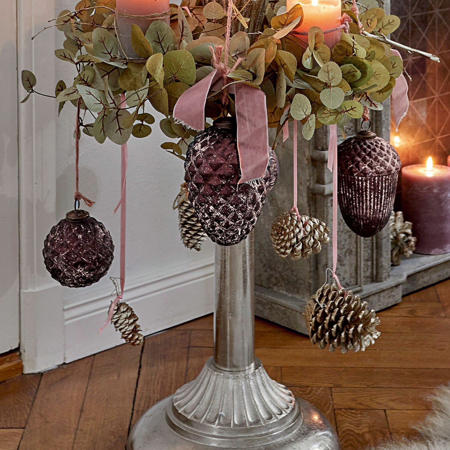 Lot de 4 décorations de Noël Broome