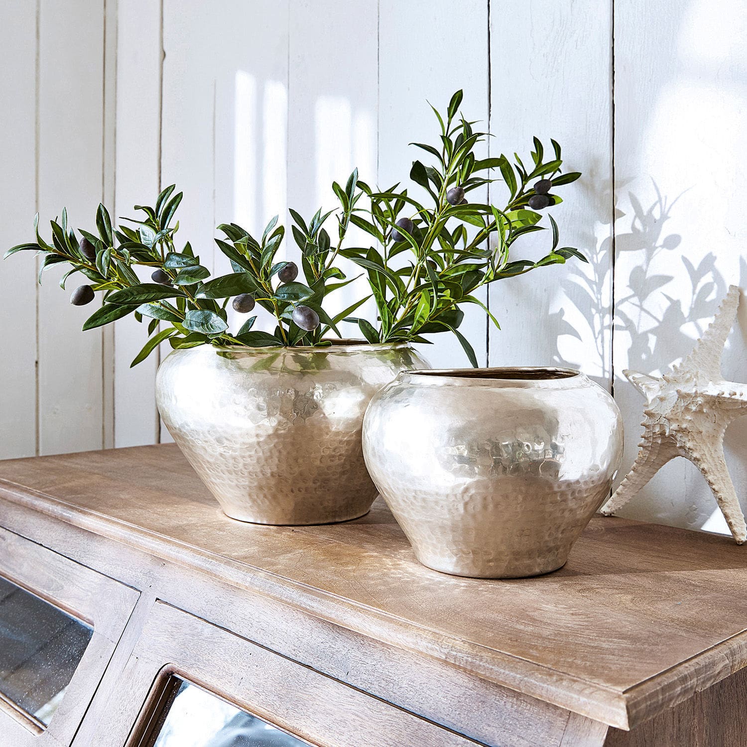 Lot de 2 cache-pots Liva
