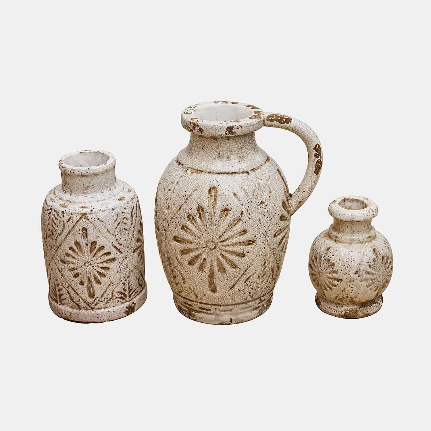 Lot de 3 vases Orsémine