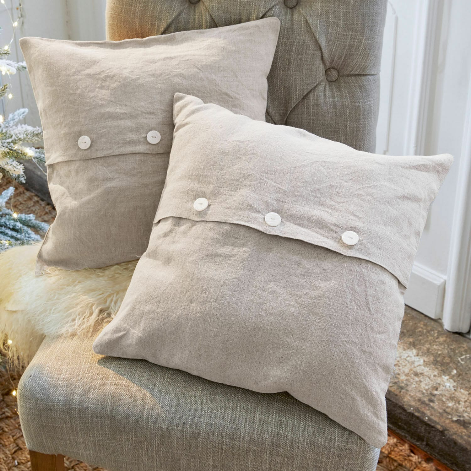Lot de 2 housses de coussins Camon
