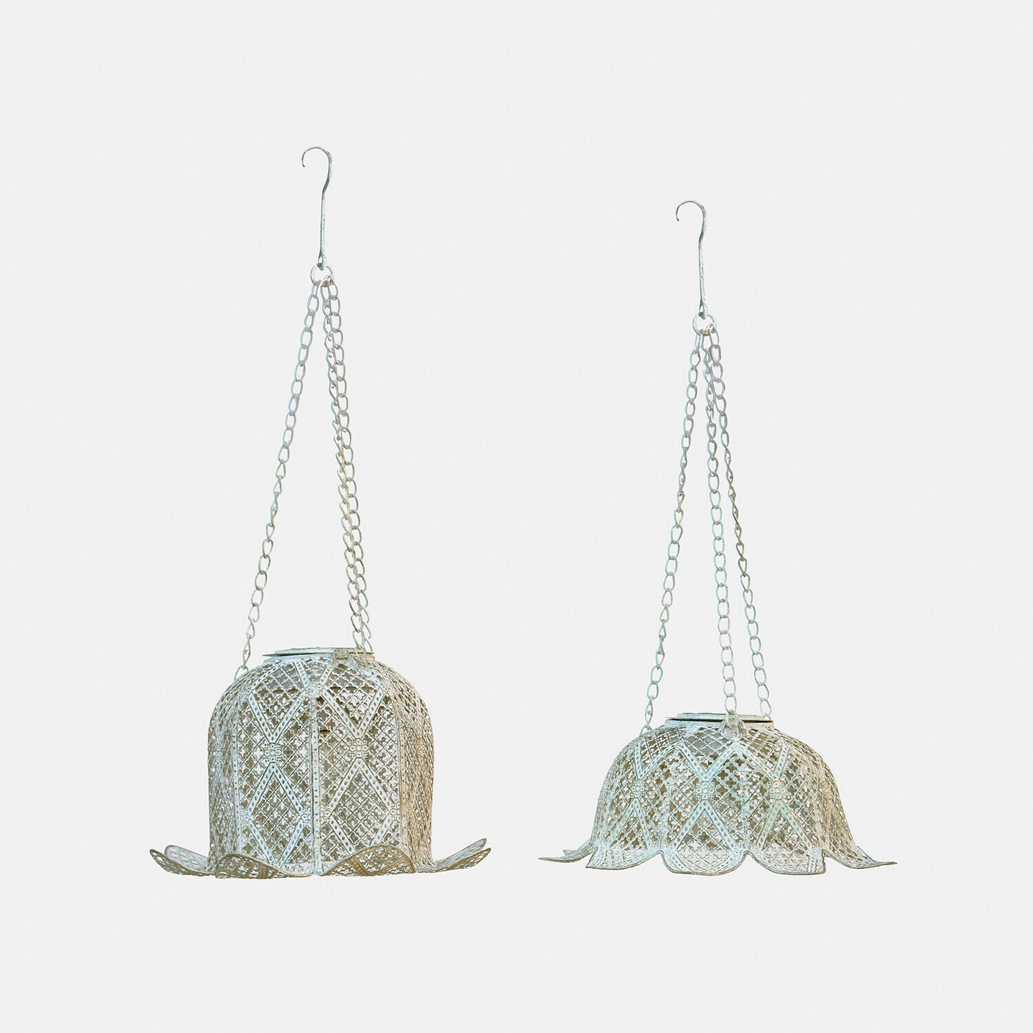 Hanglantaarn op zonne-energie set van 2 Zuleya