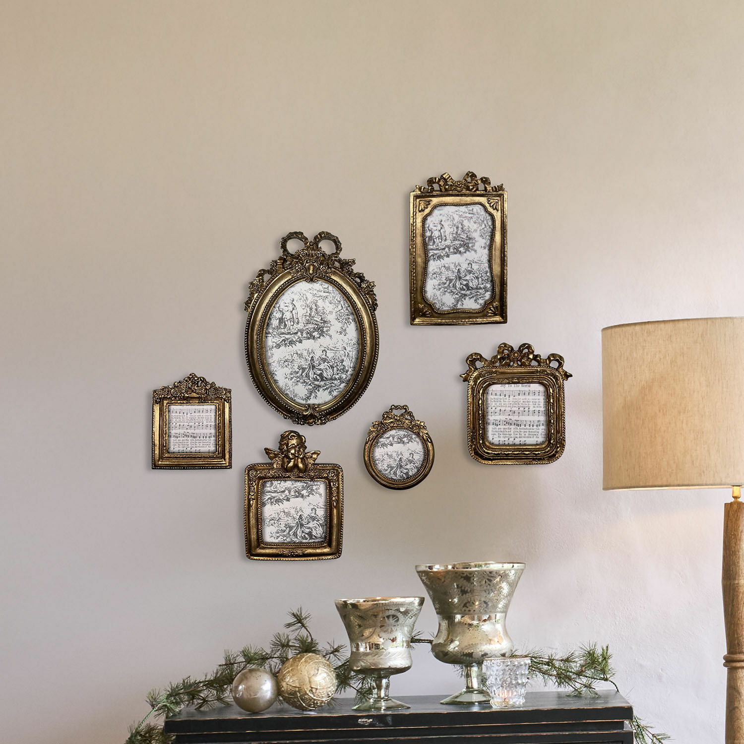 Lot de 6 cadres photo Fiordano
