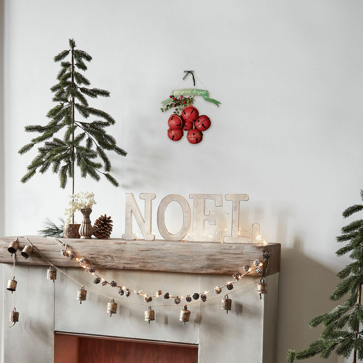 Kerstversiering, set van 2 Tesson