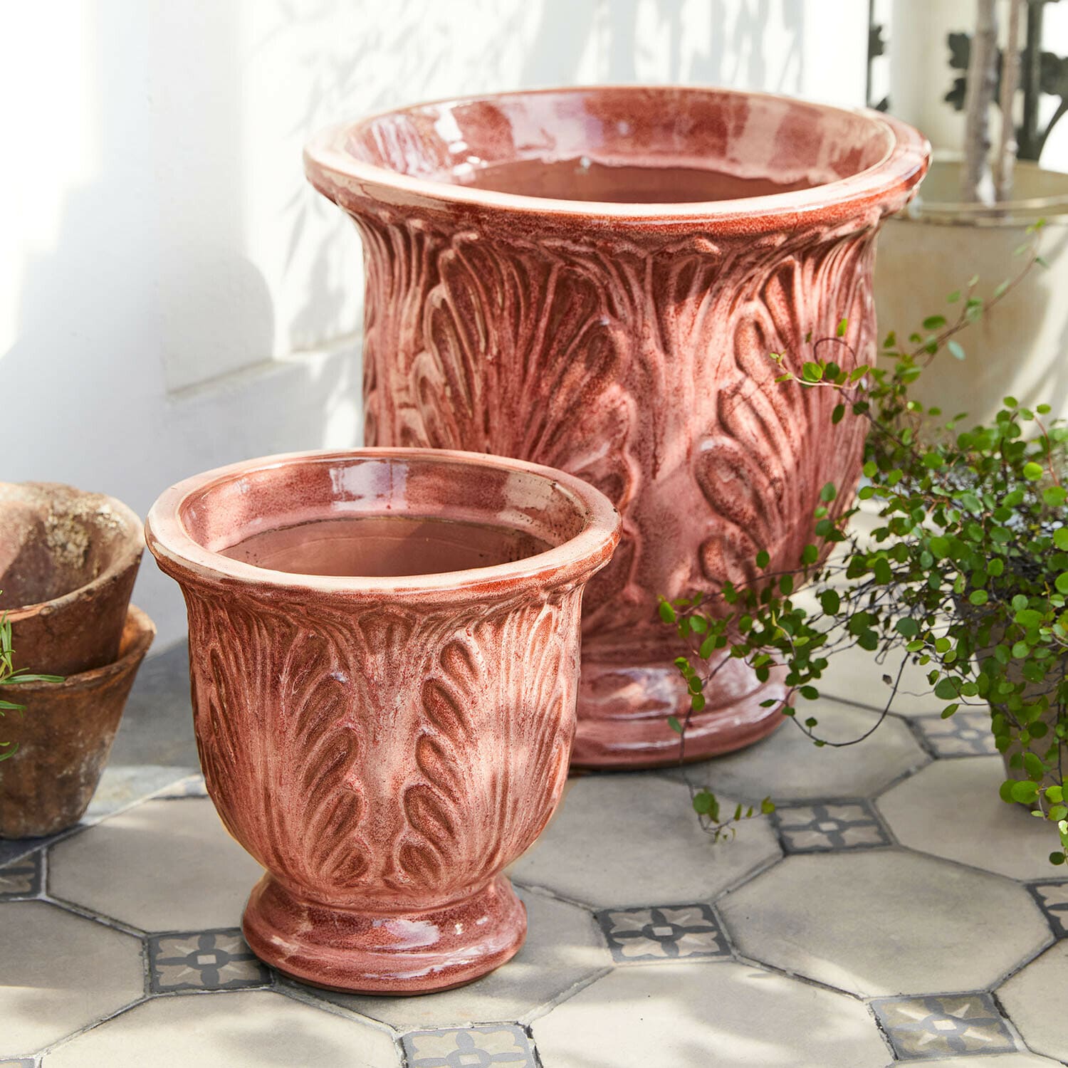 Lot de 2 cache-pots Aurezia
