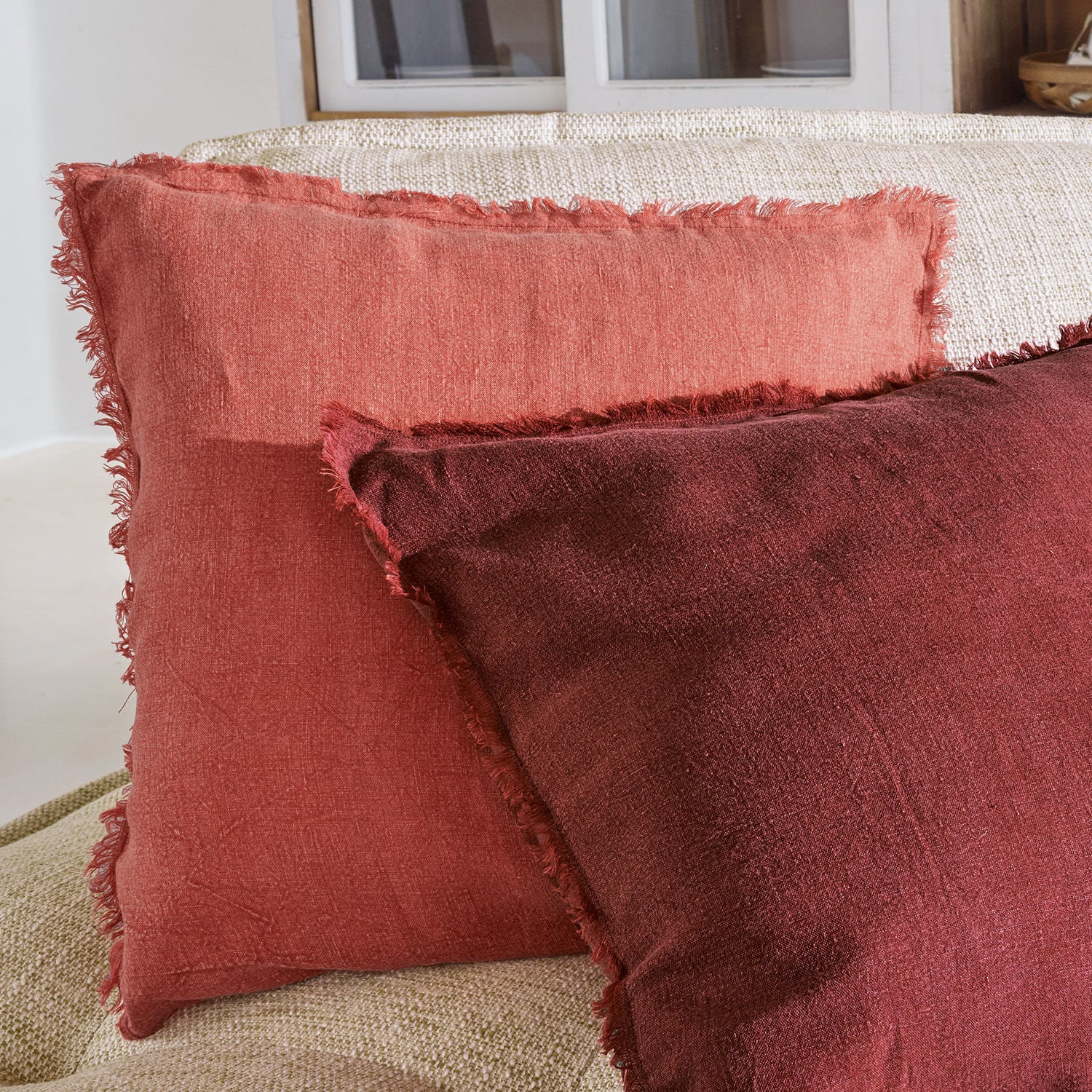 Lot de 2 housses de coussins Steevy