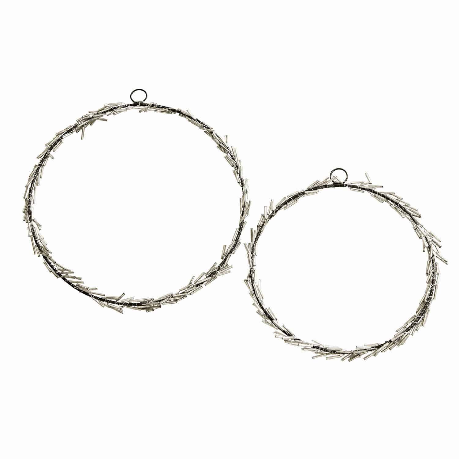 Lot de 2 couronnes Peaches
