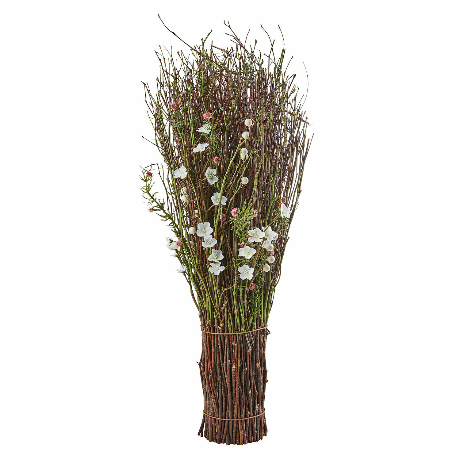 Sierboeket Verilo Bos takken met witte en roze bloemen voor natuurlijke interieurdecoratie