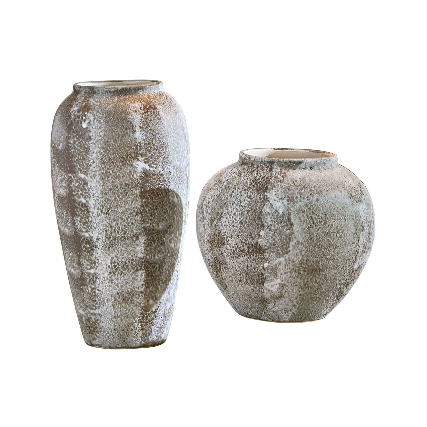 Vaas set van 2 Ciel d'Opale