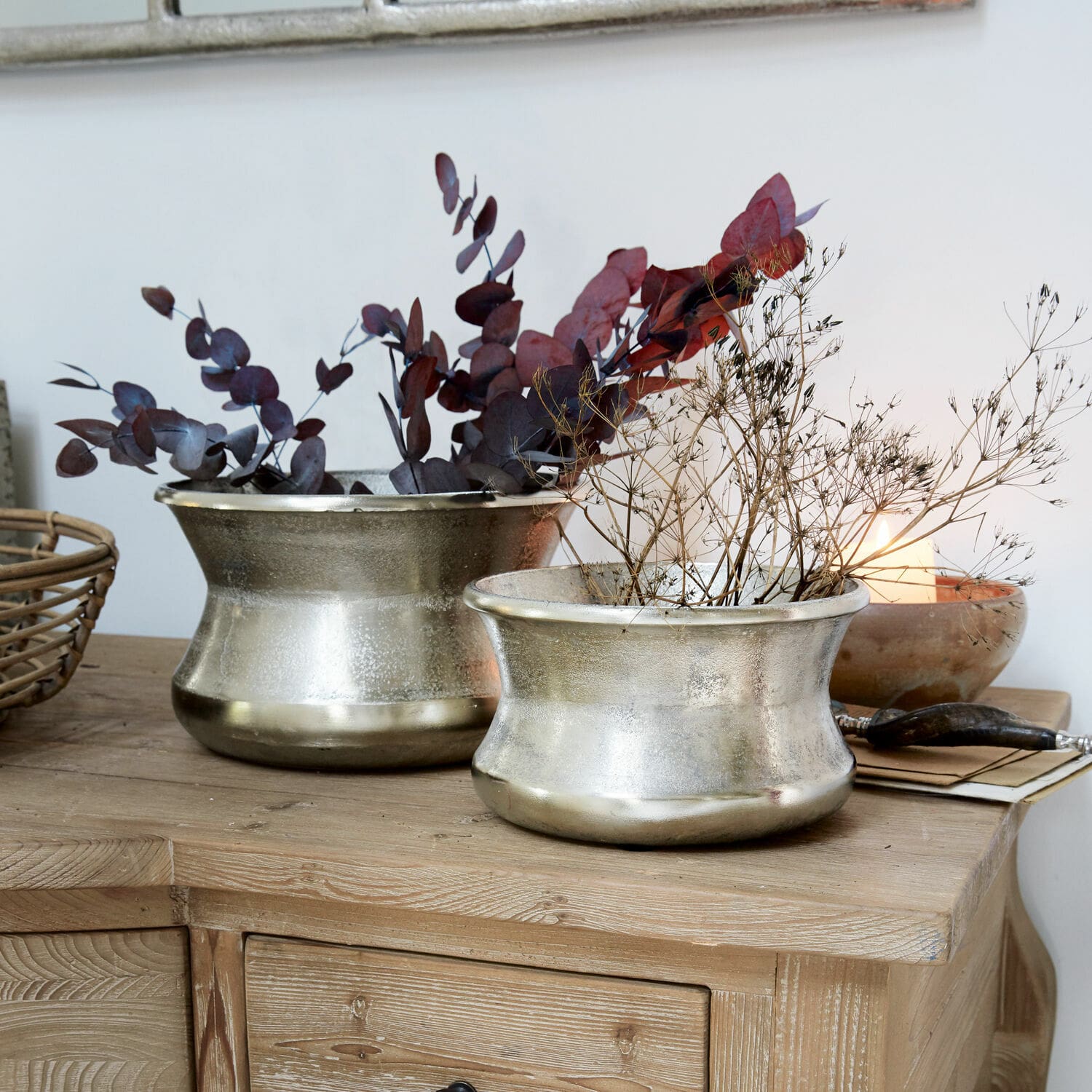 Vaas set van 2 Riona