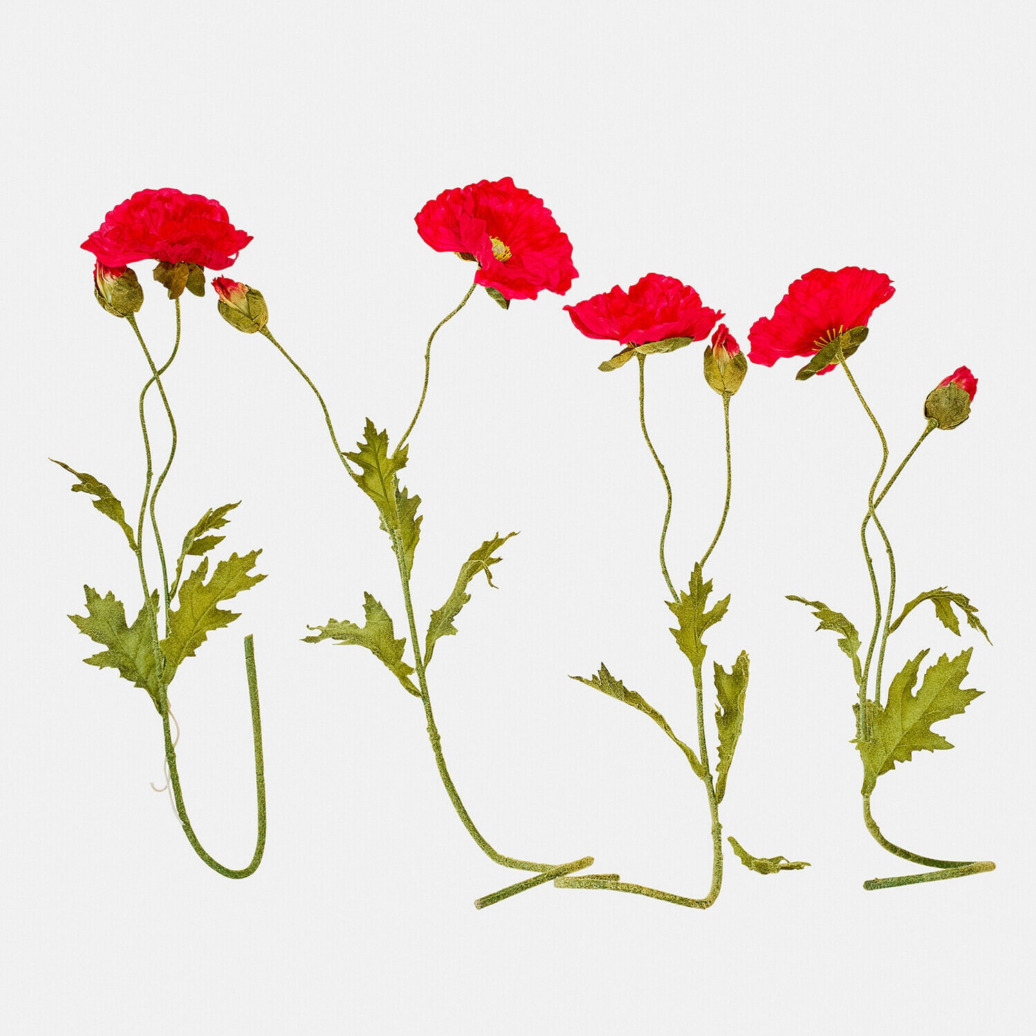 Lot de 4 fleurs décoratives Doravela