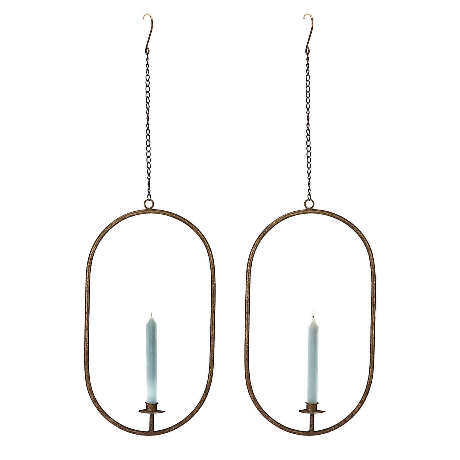 Lot de 2 bougeoirs Atelier Lumière