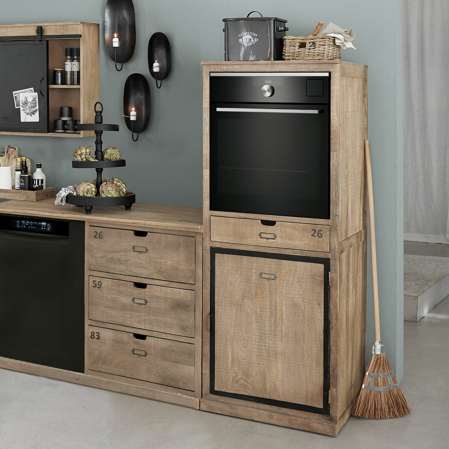 Meuble pour four encastrable Oakland