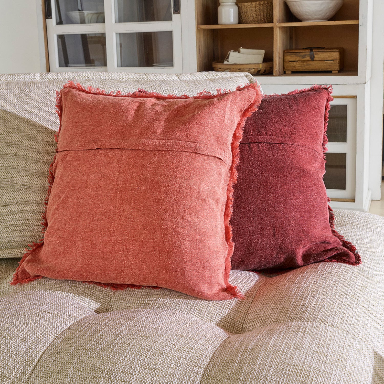Lot de 2 housses de coussins Steevy