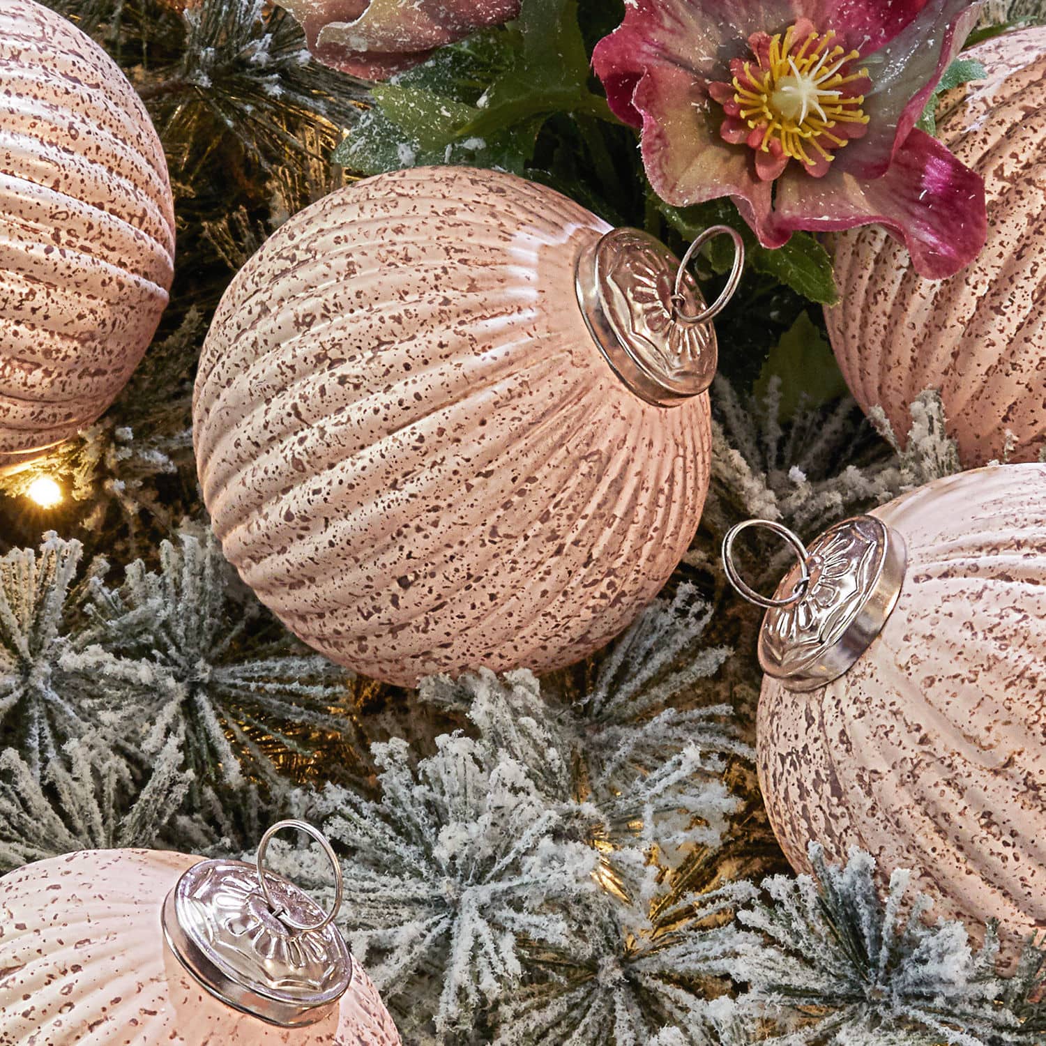 Lot de 6 boules de Noël Mane