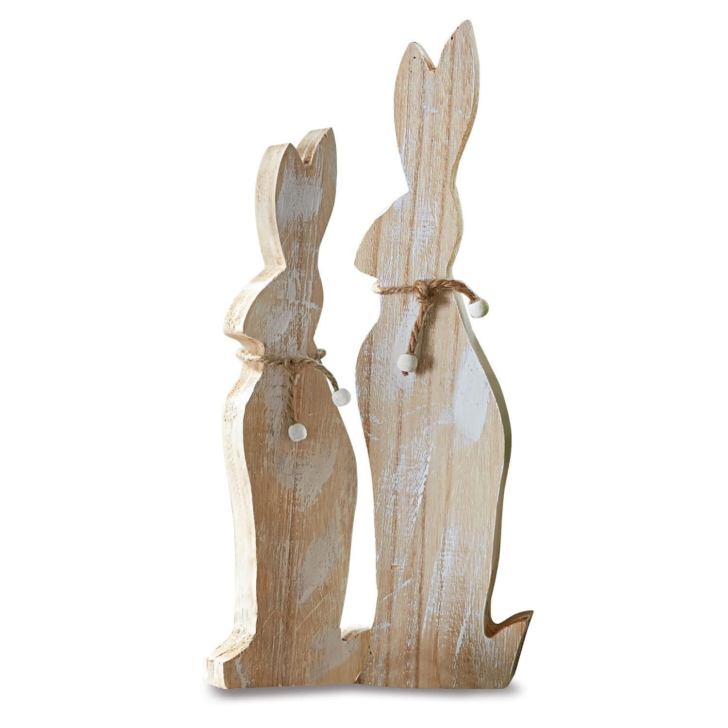 Lot de 2 décorations lapins Jimmy & Jonny
