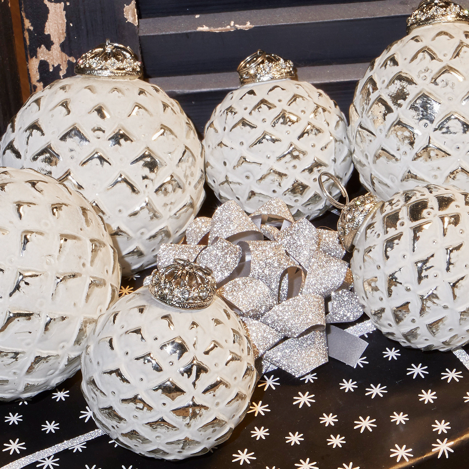 Lot de 6 décorations de Noël Ambria