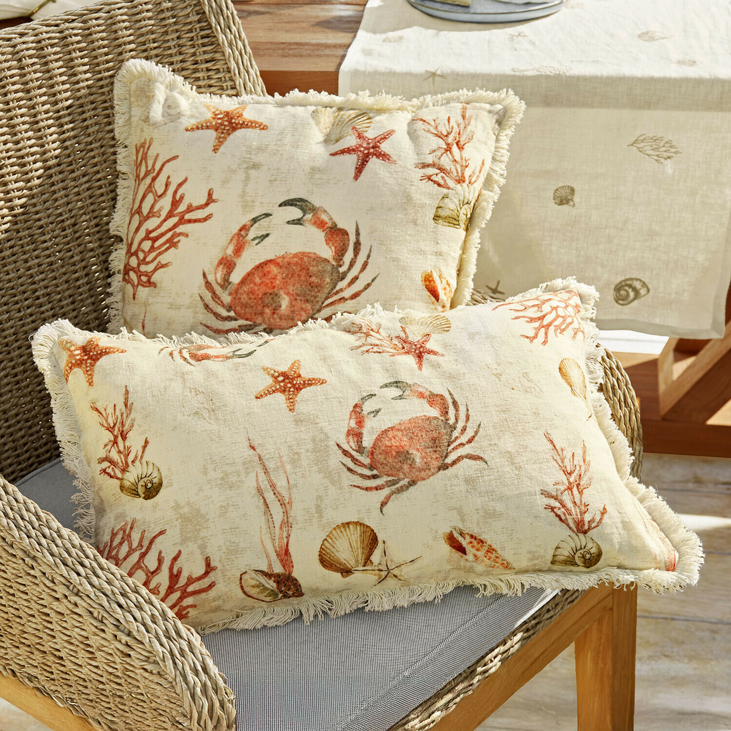 Lot de 2 housses de coussins Celorin