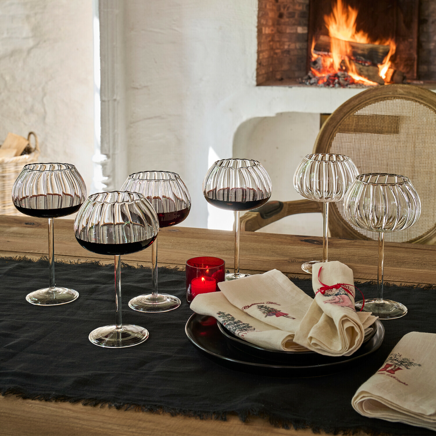 Lot de 6 verres à vin Minou