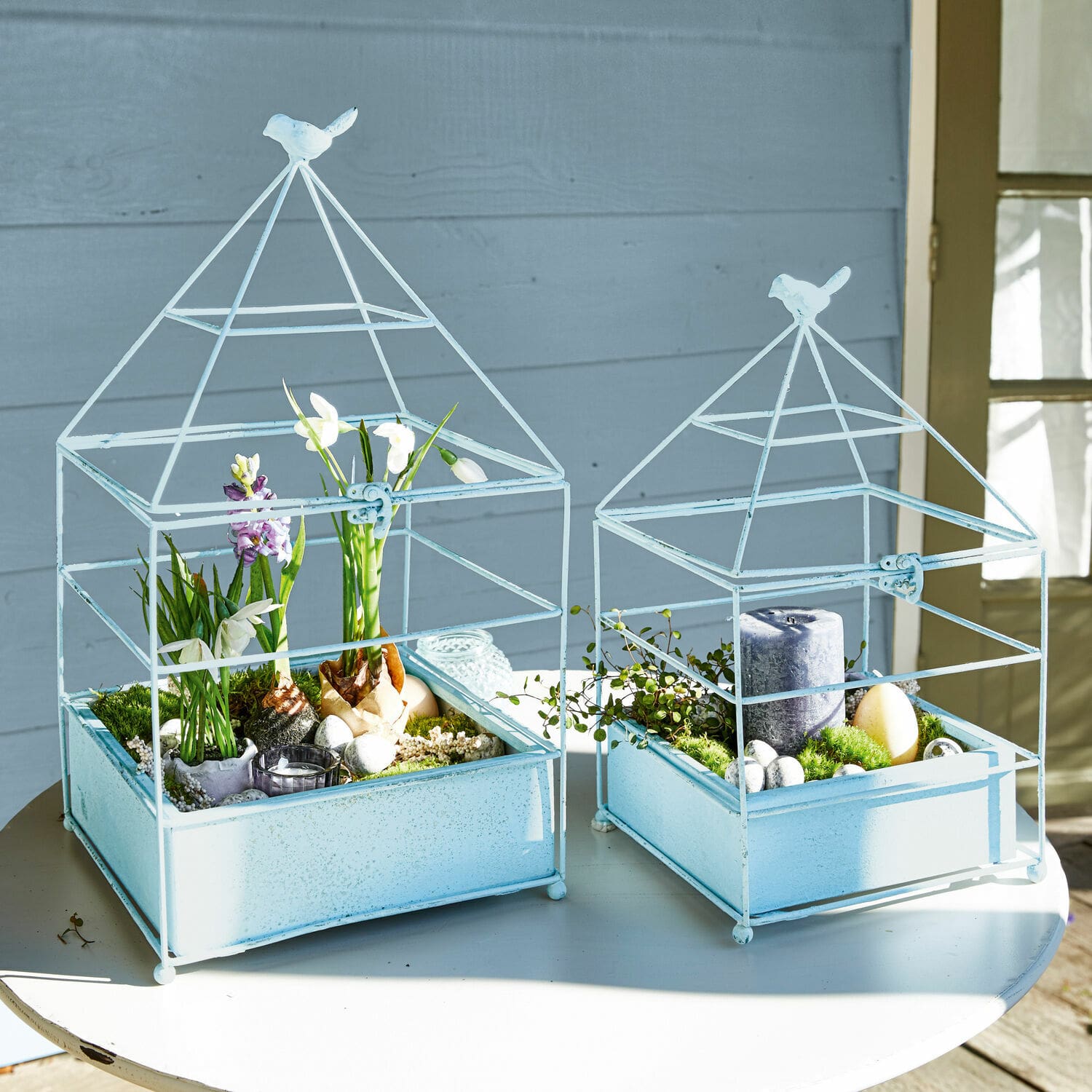 Lot de 2 cages à oiseaux Chani