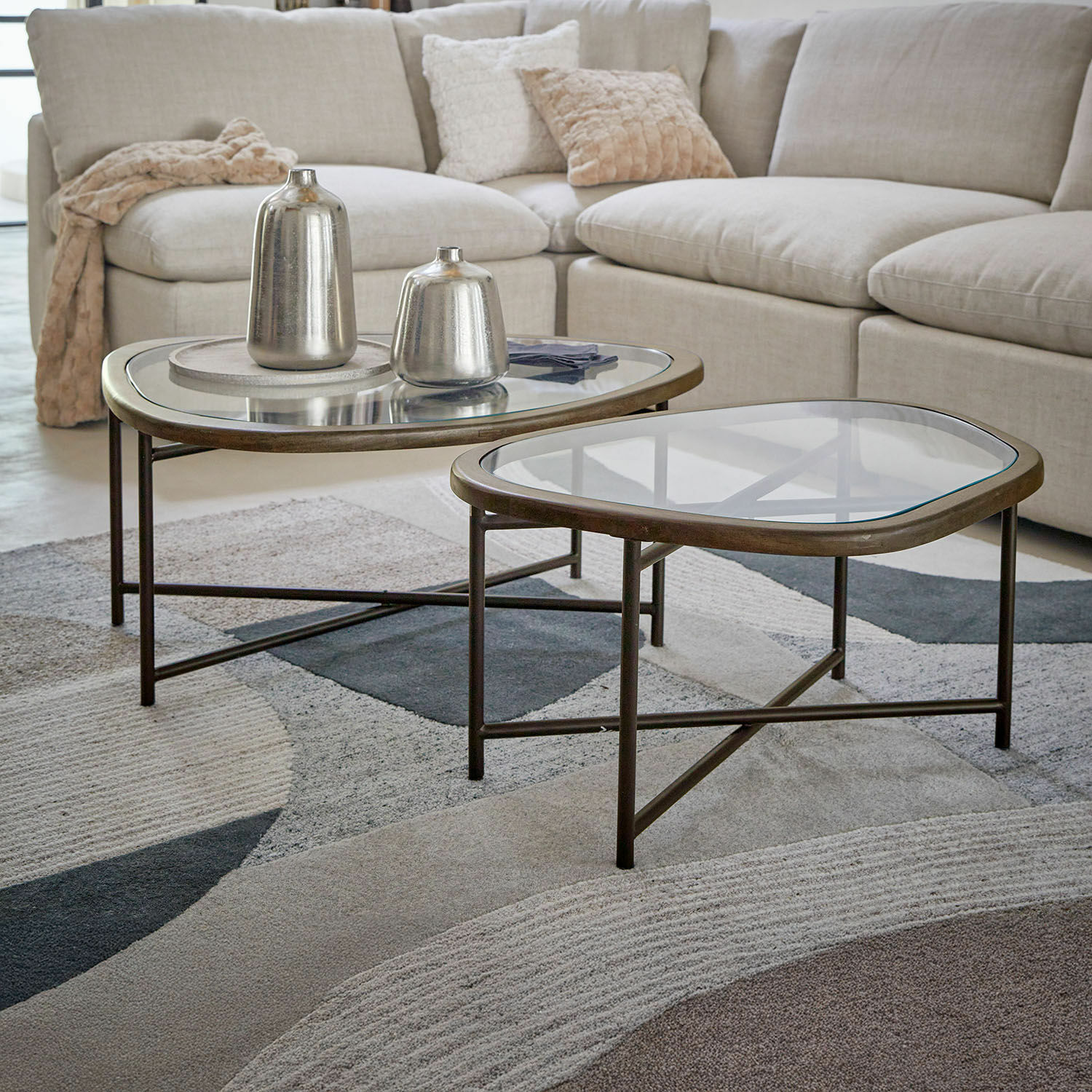 Salontafel set van 2 Kembria