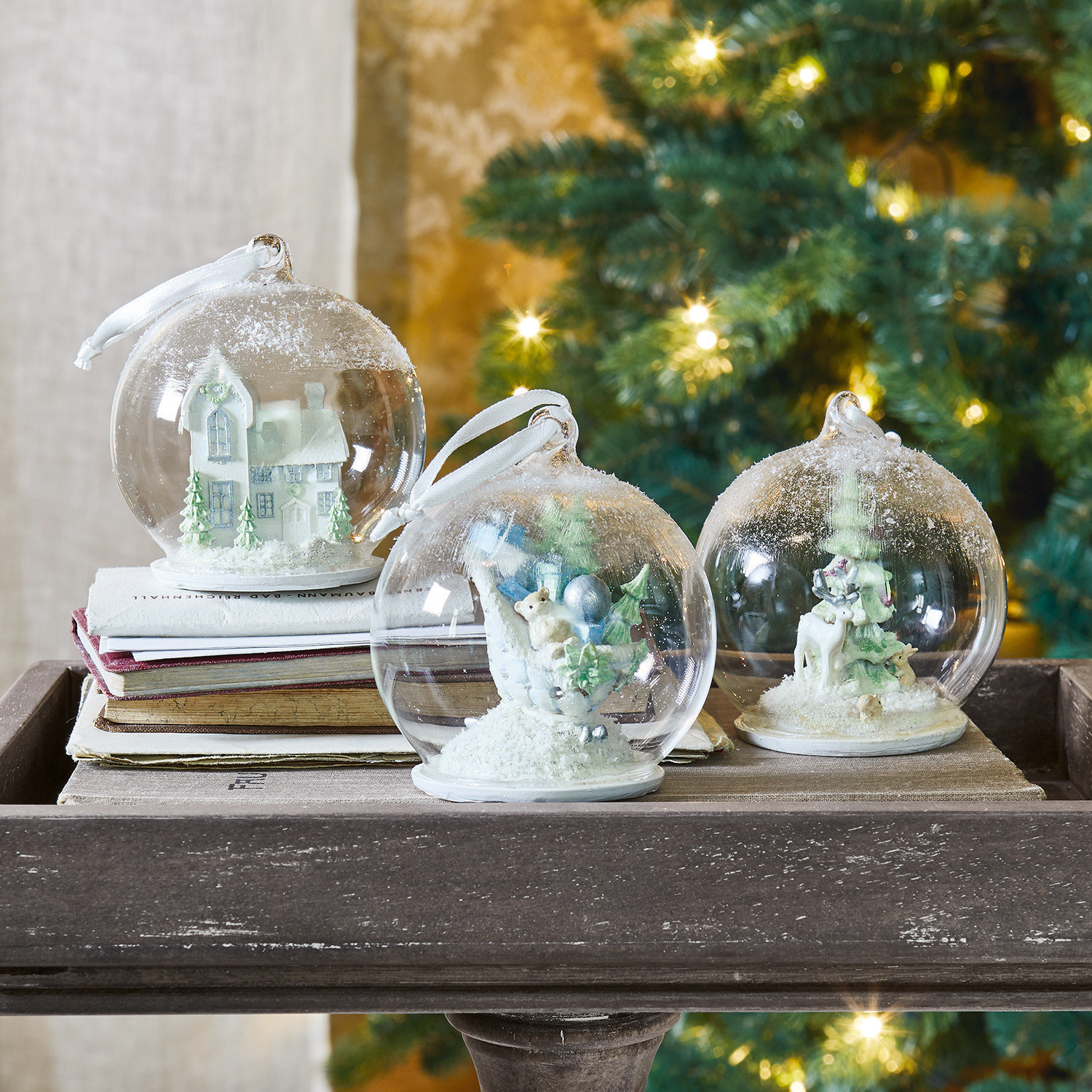 Kerstversiering set van 3 Winterland