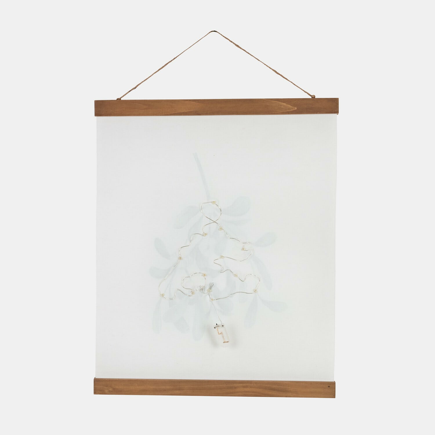 Wandafbeelding met ledverlichting Lourévie