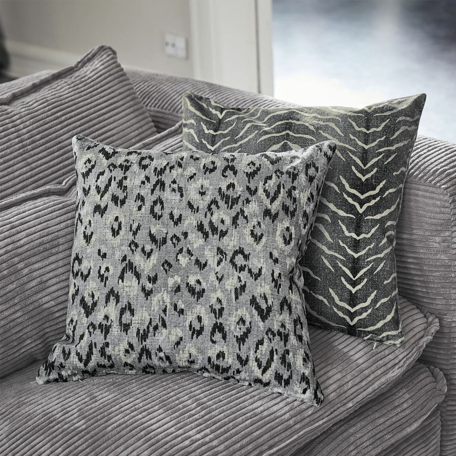 Lot de 2 housses de coussins Giroun