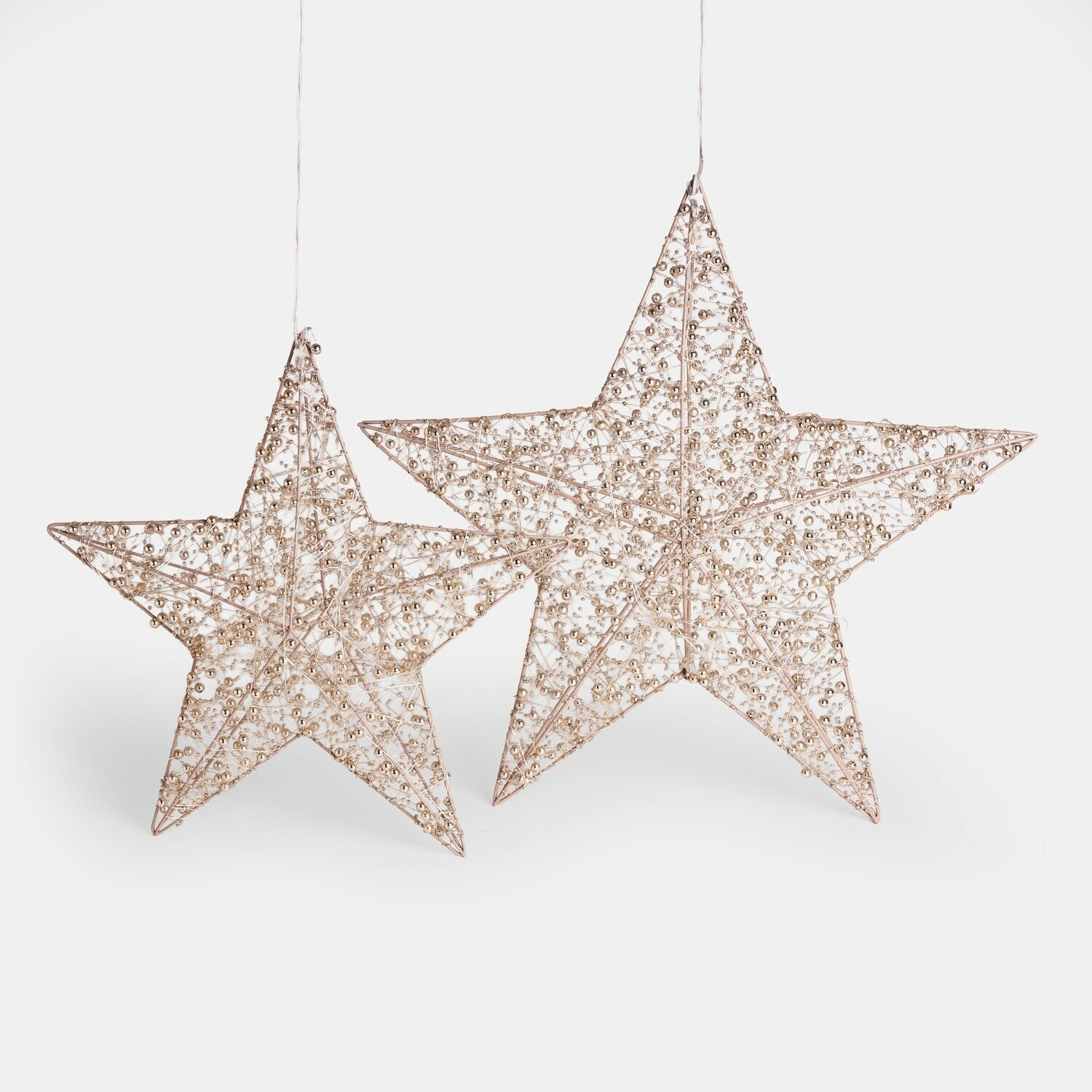 Ster met ledlampjes set van 2 Brightens