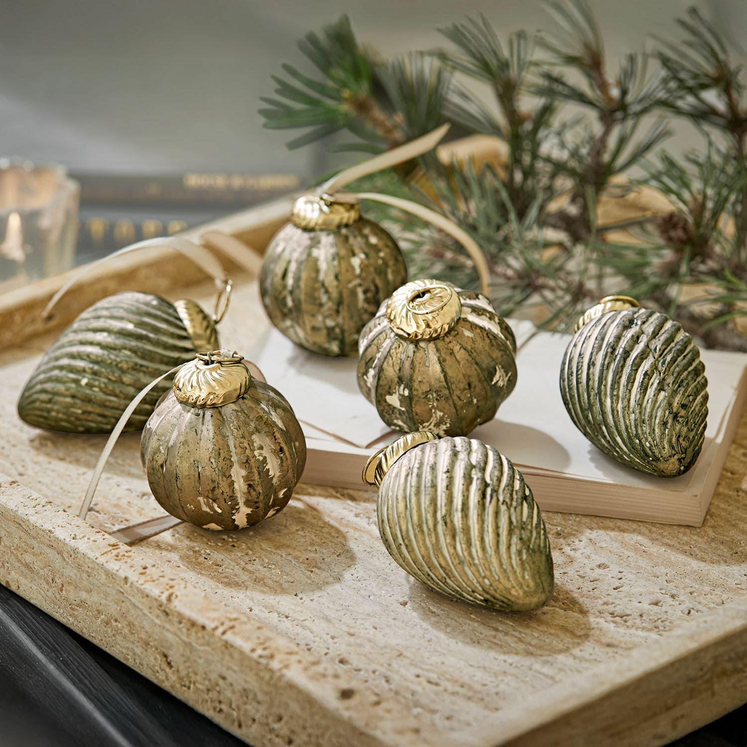 Kerstversiering set van 6 Miras