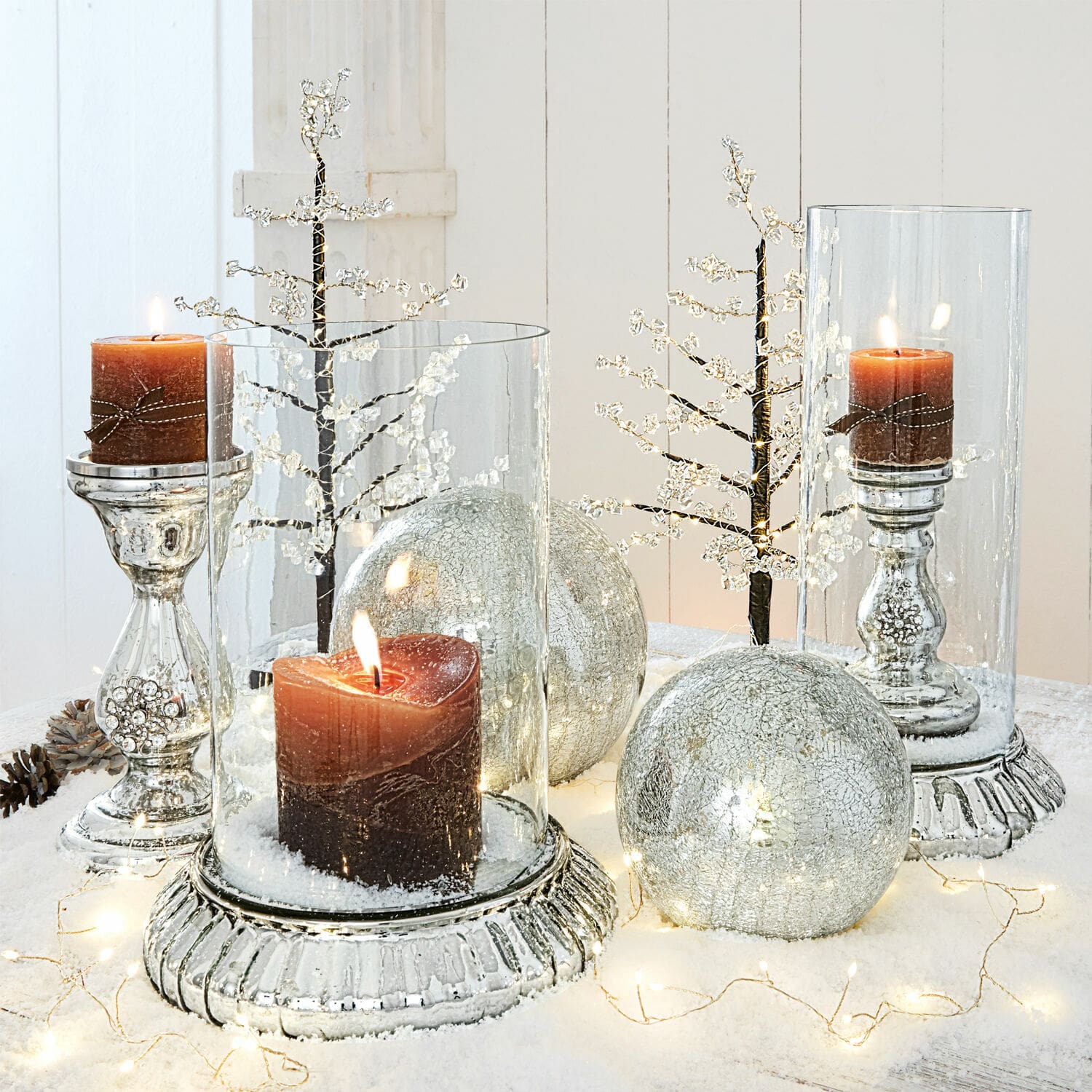 Kandelaar set van 2 Lysiane