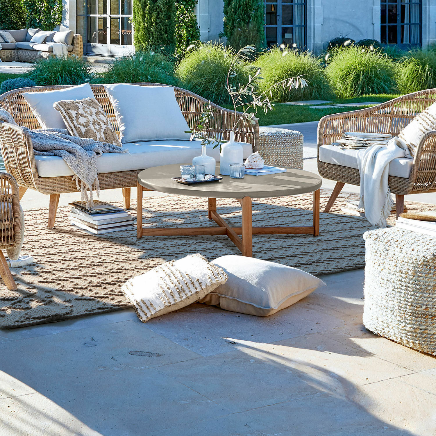 Lot de 2 housses de coussins Glynis