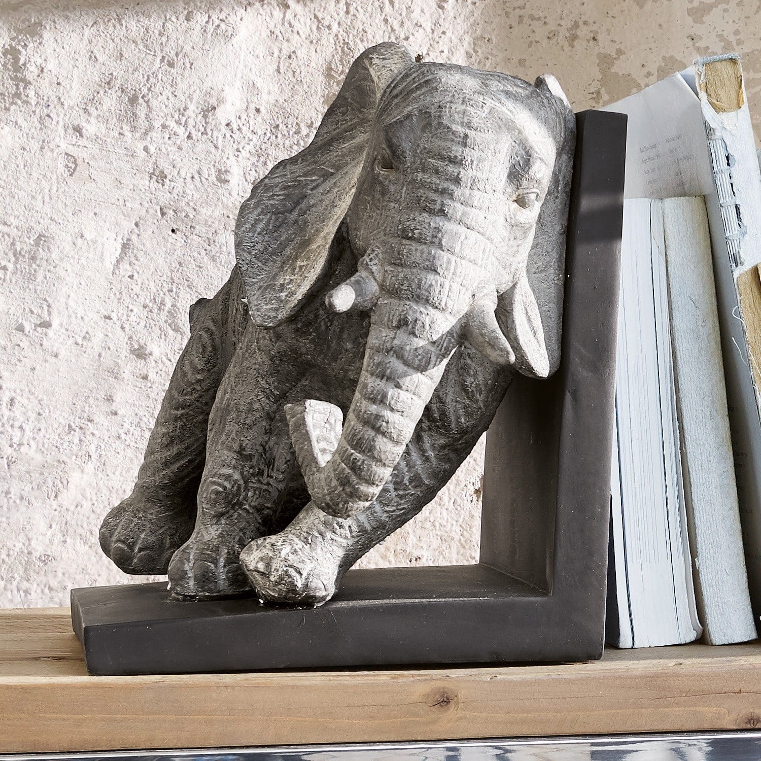 Lot de 2 serre-livres Elephants