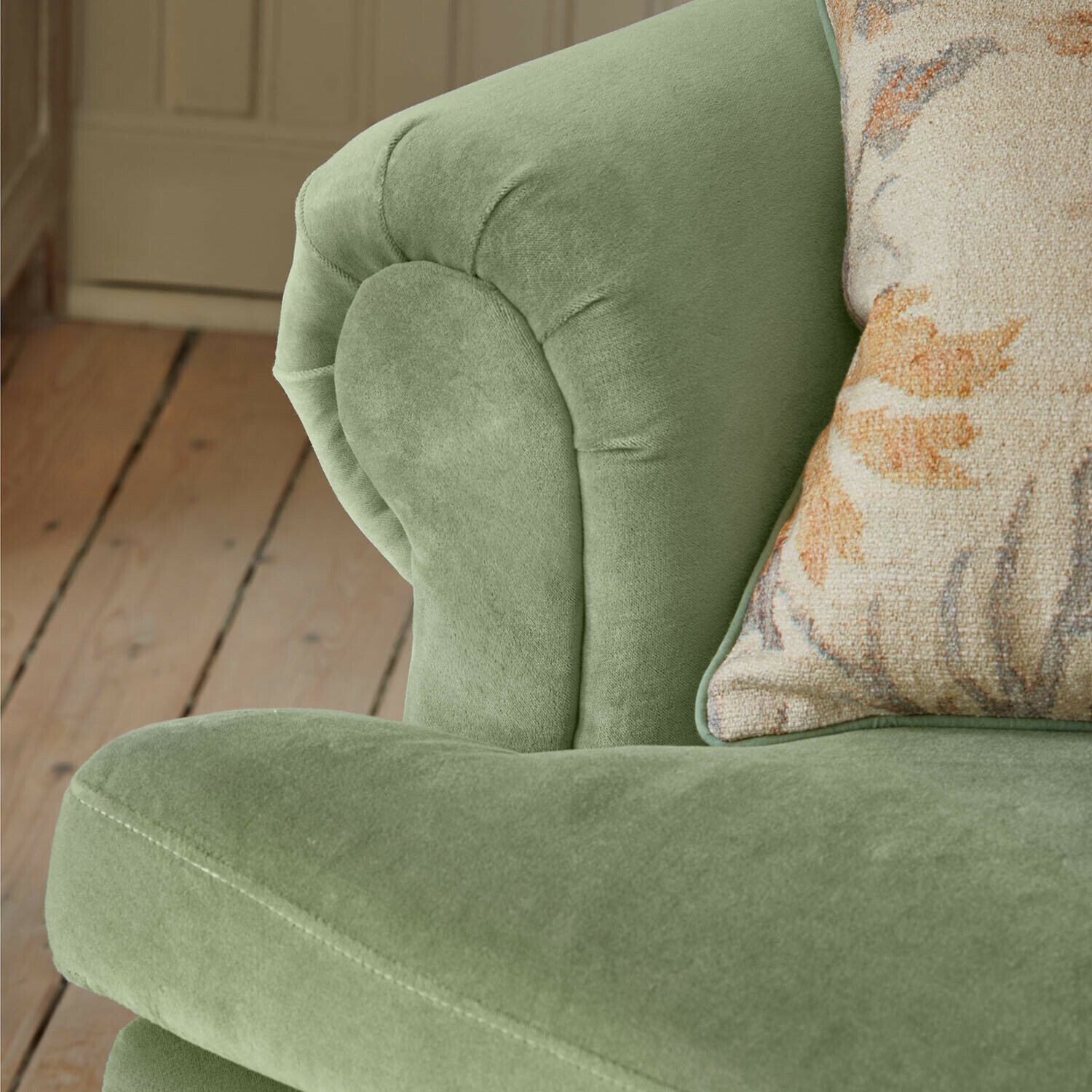 Fauteuil avec repose-pieds Éclat Émeraude