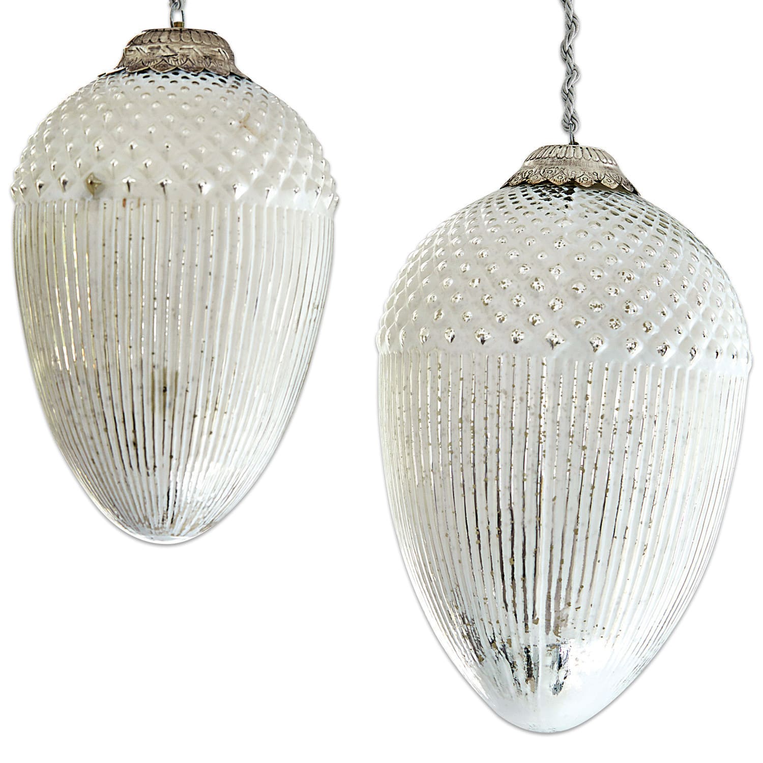 Lot de 2 décorations de Noël Cornailles