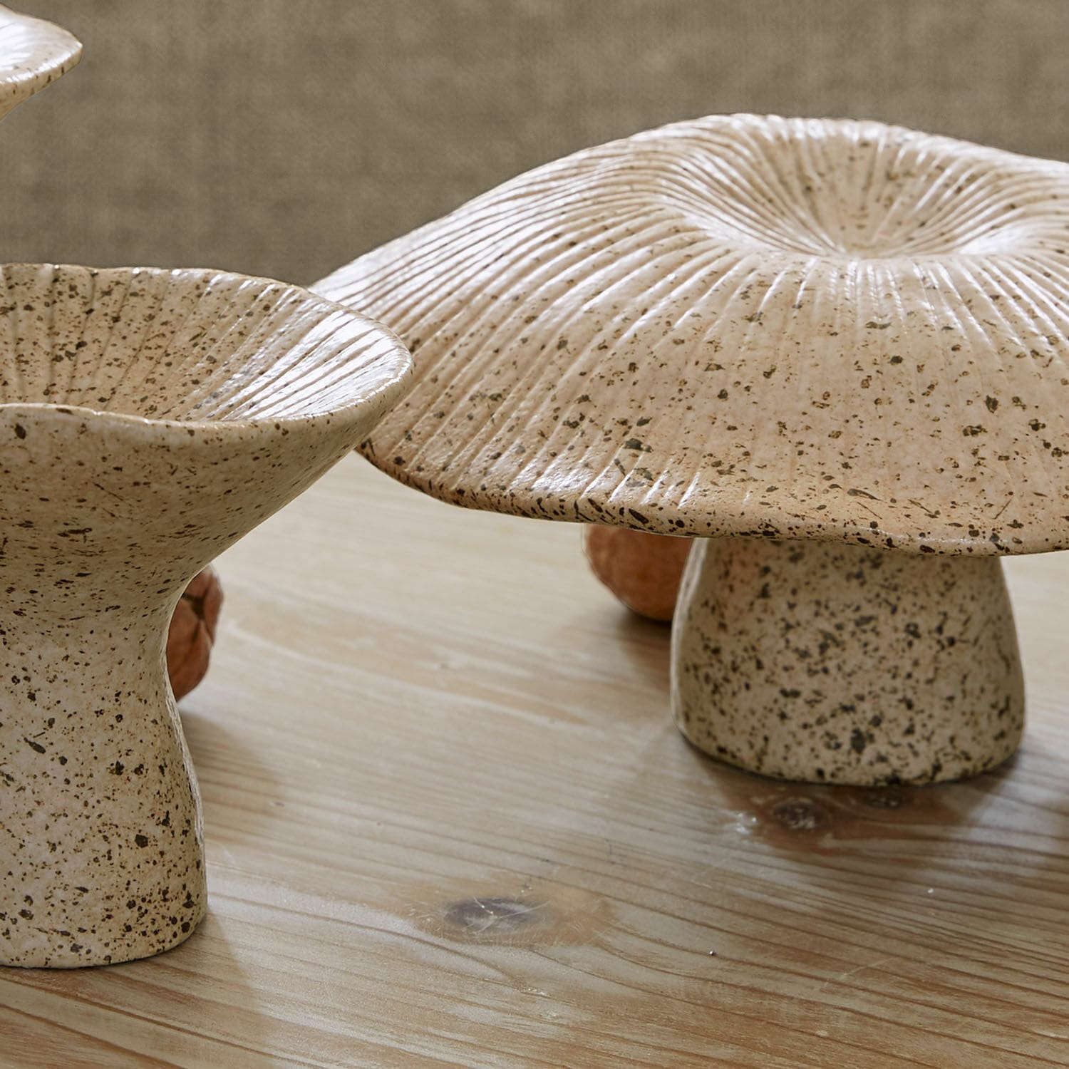 Lot de 3 champignons décoratifs Safoura