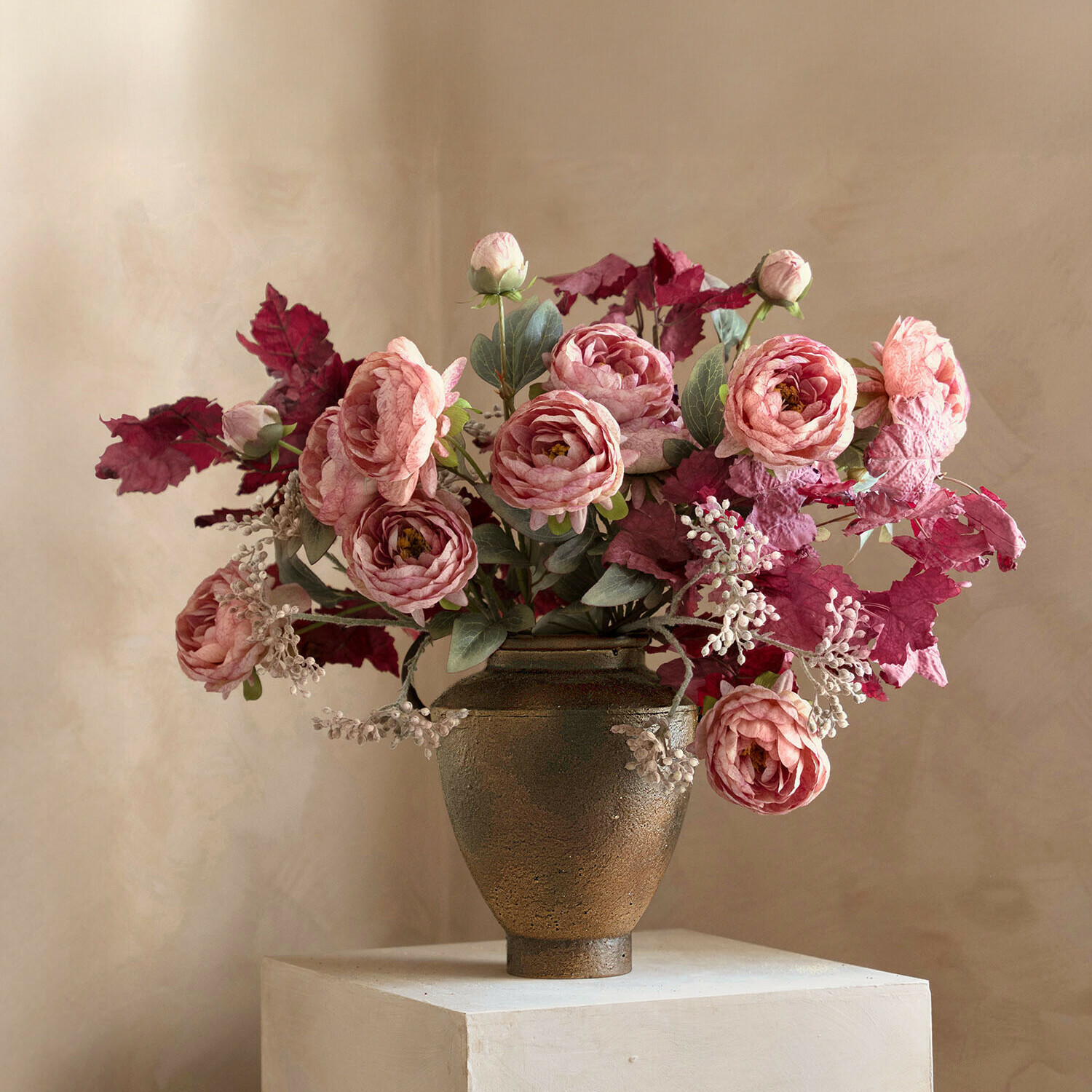 Lot de 6 fleurs décoratives Verrettes