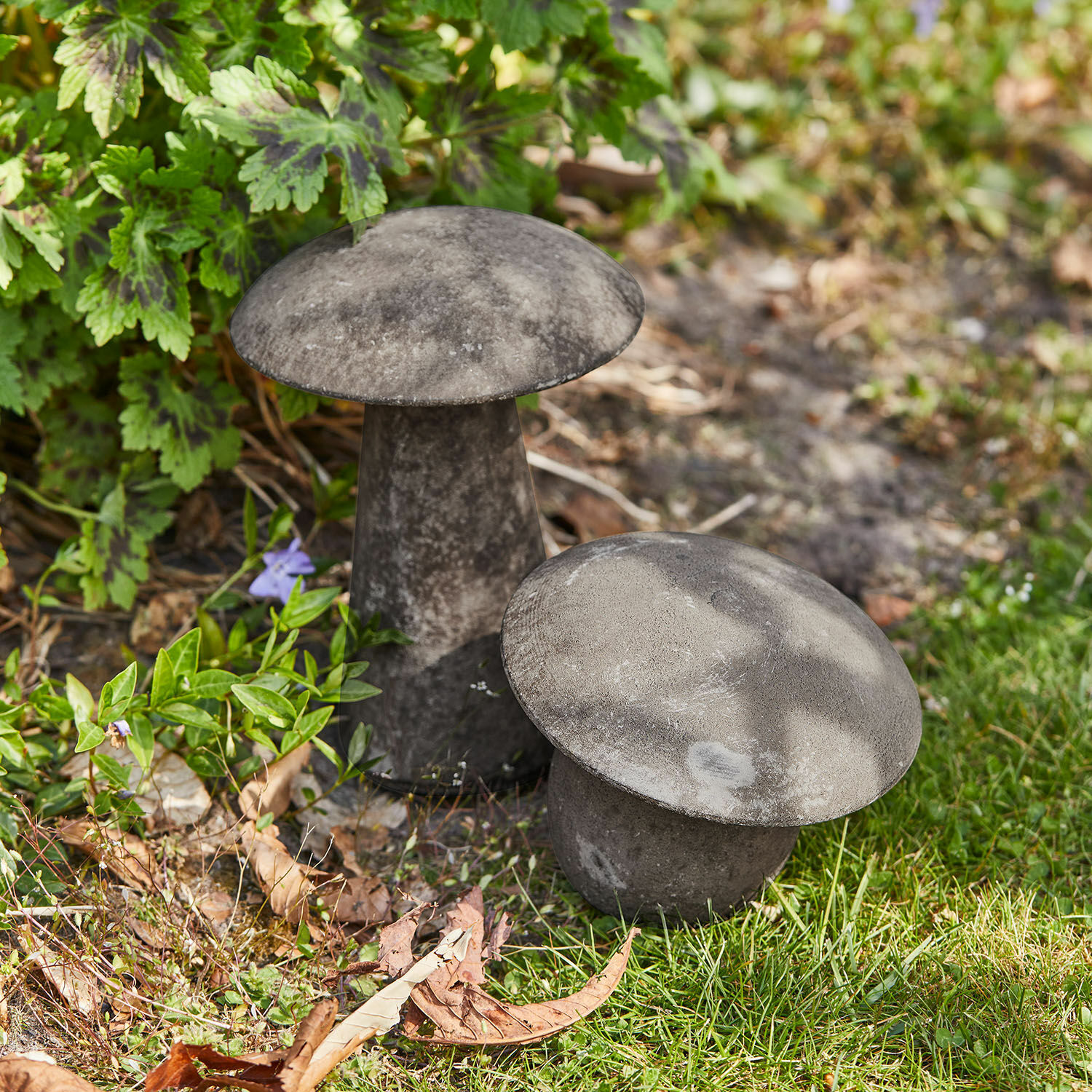 Lot de 2 champignons décoratifs Coudrelle