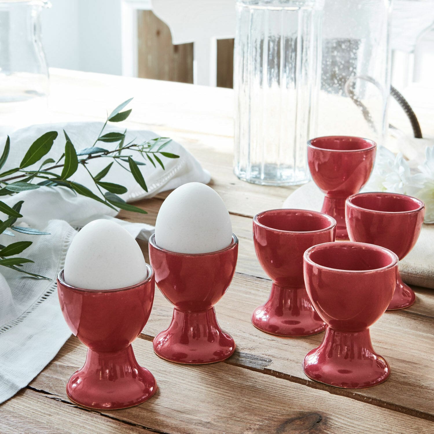 Lot de 6 coquetiers Biarré