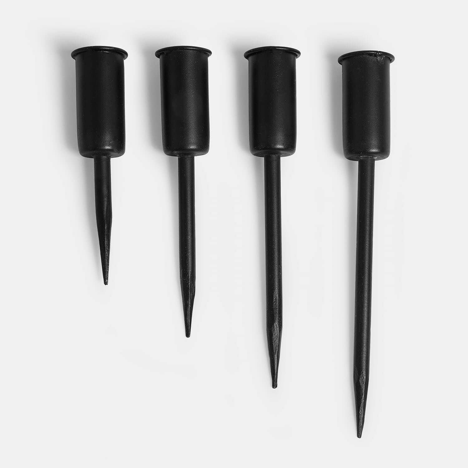 Kandelaar met pin set van 4 Tinsmith