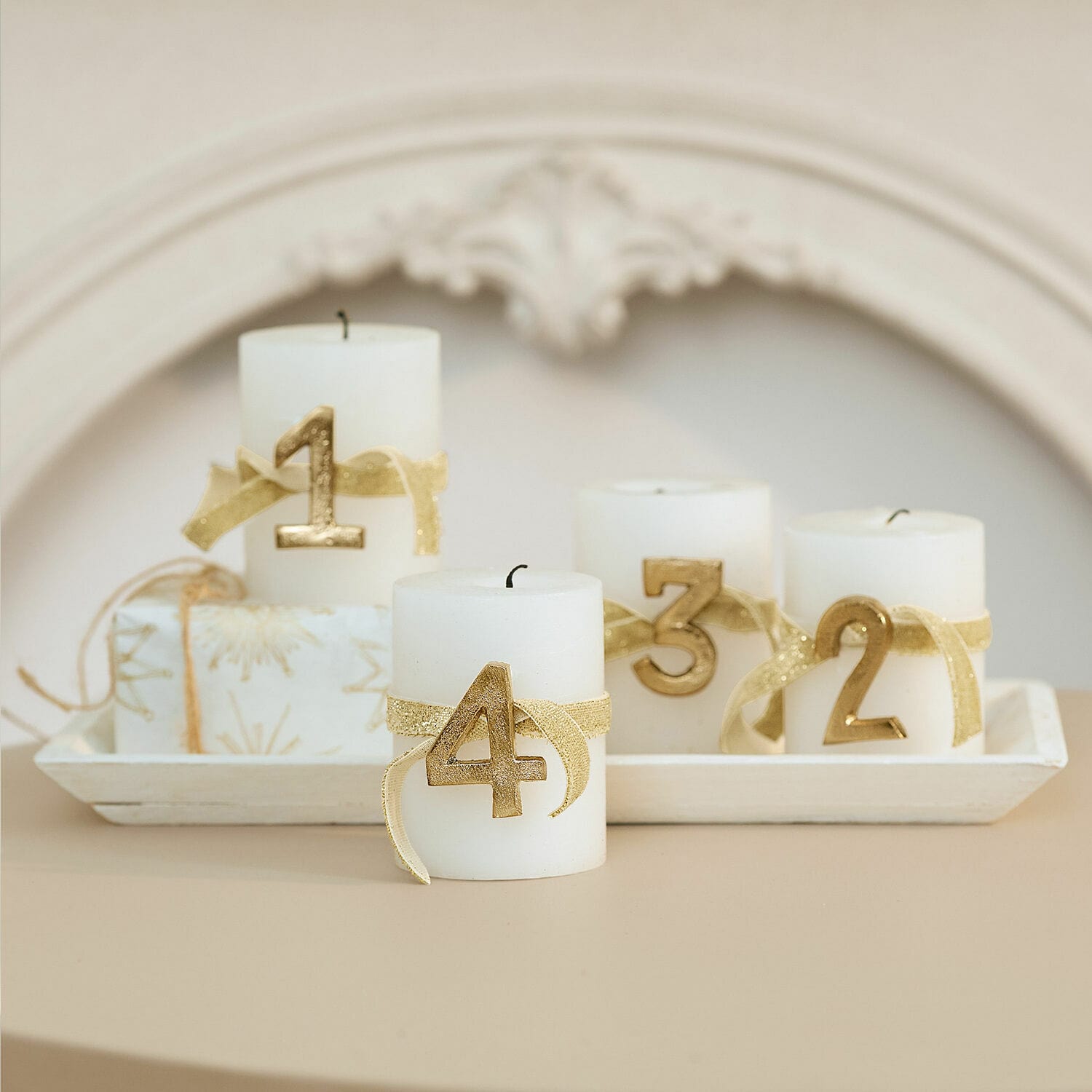 Decoratiepin set van 4 Marfino