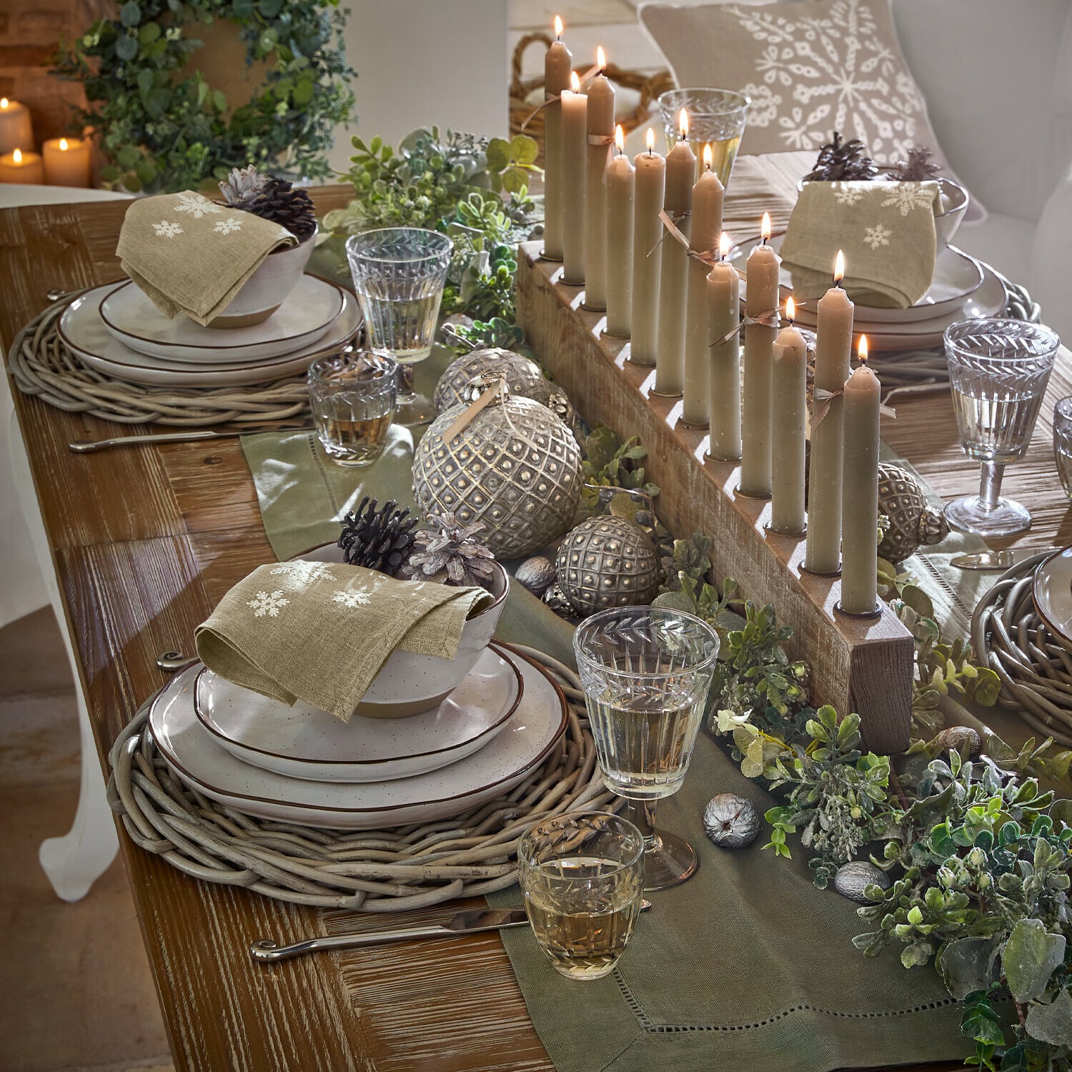 Kerstversiering set van 6 Lucero