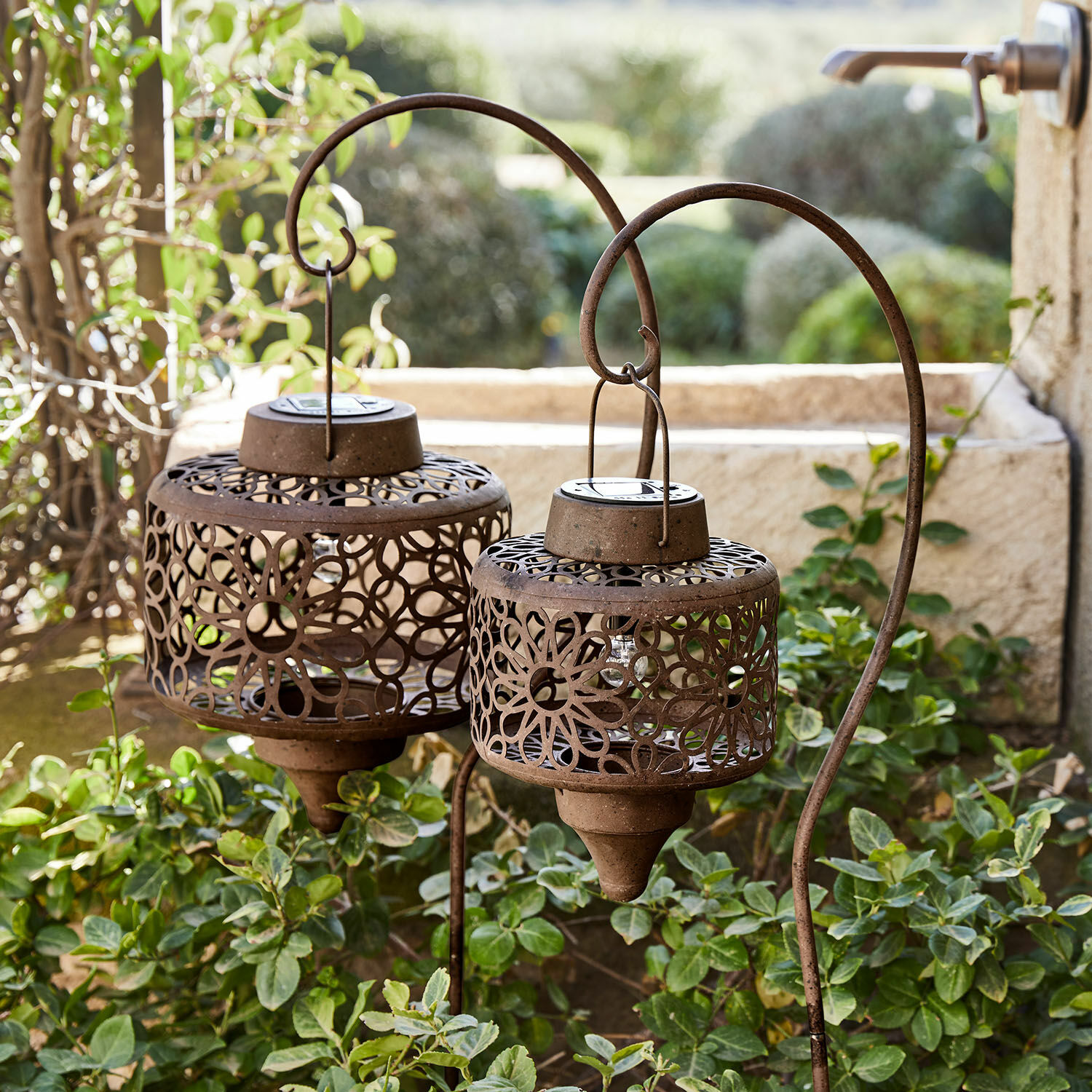 Lot de 2 lanternes solaires Robelline