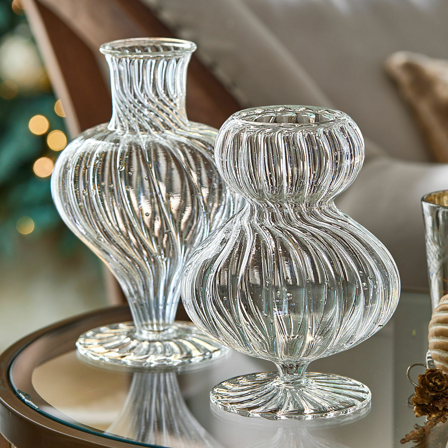 Lot de 2 vases Bavella