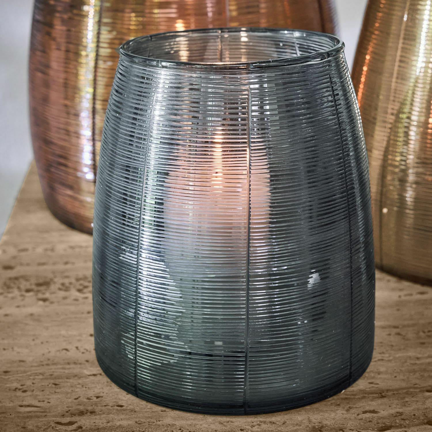 Lot de 3 photophores Uvenar