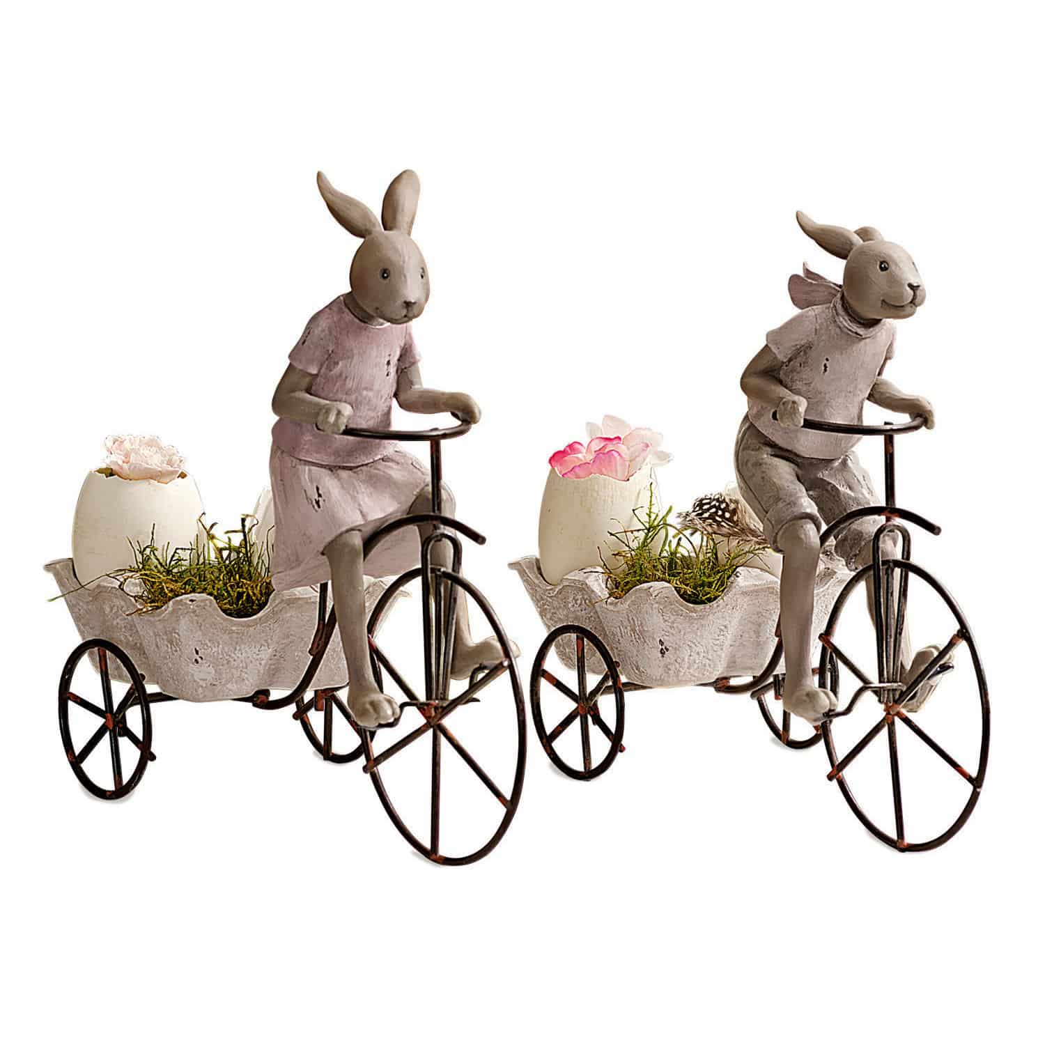 Lot de 2 lapins Racing Rabbits
