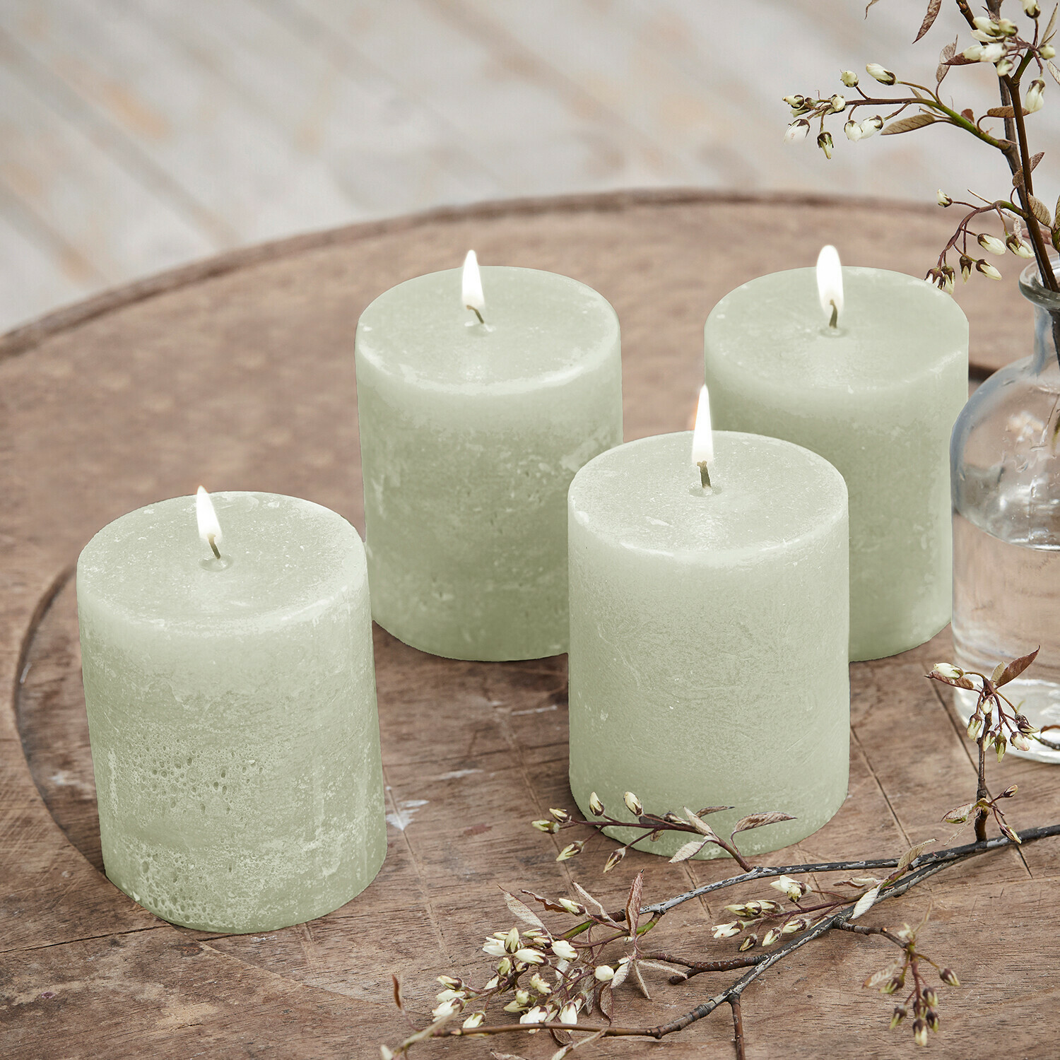 Lot de 4 bougies Virrans