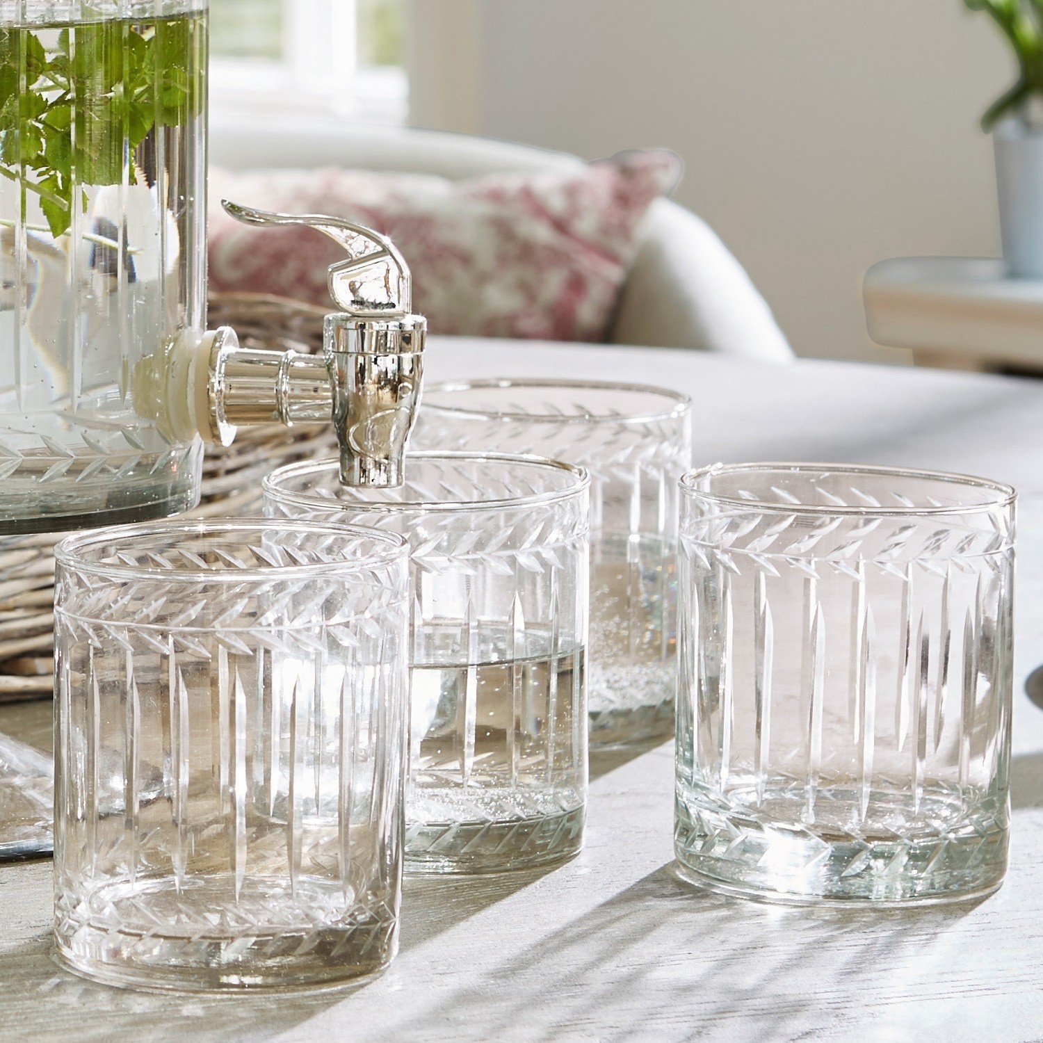 Glas set van 6 Padiès