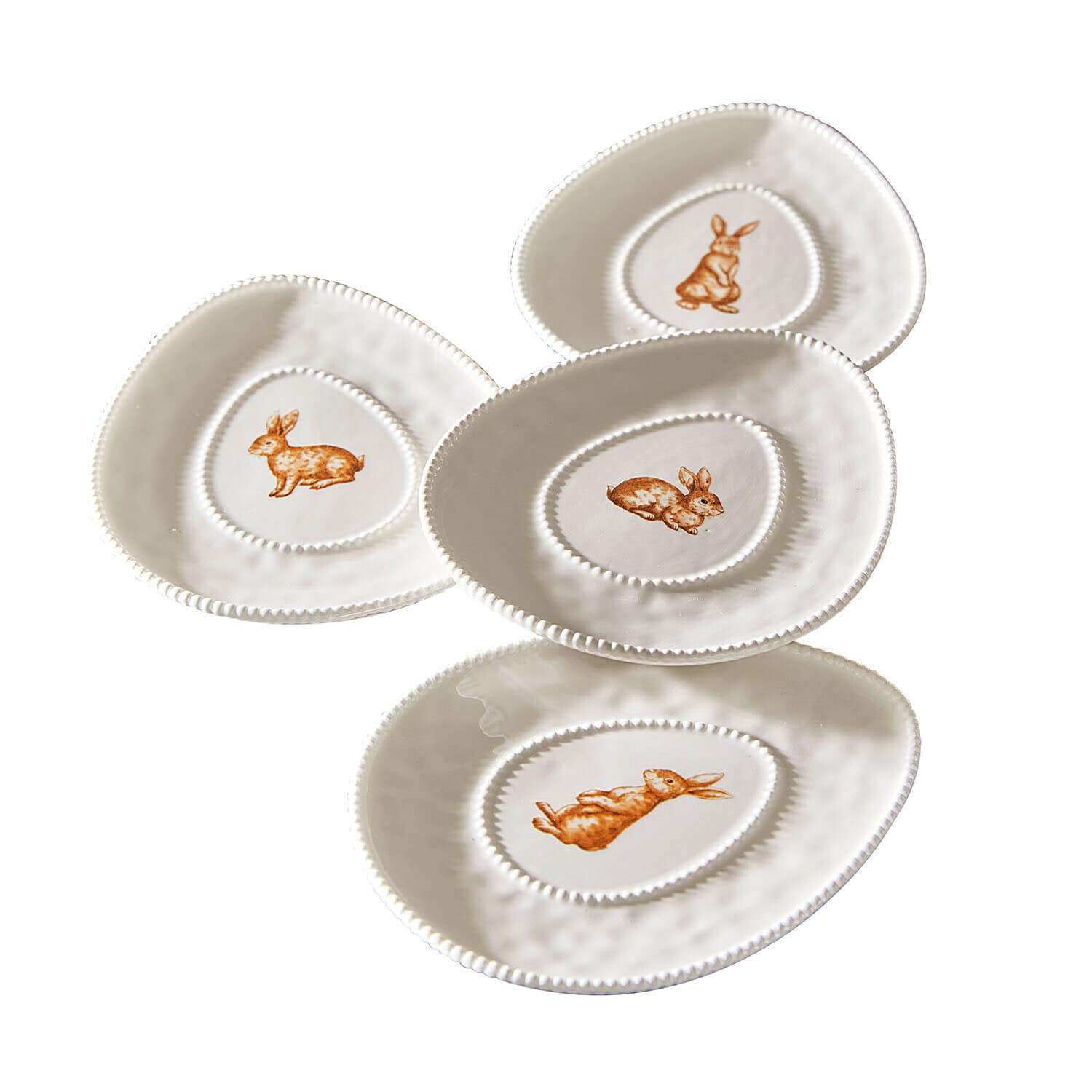 Lot de 4 assiettes Seravoux