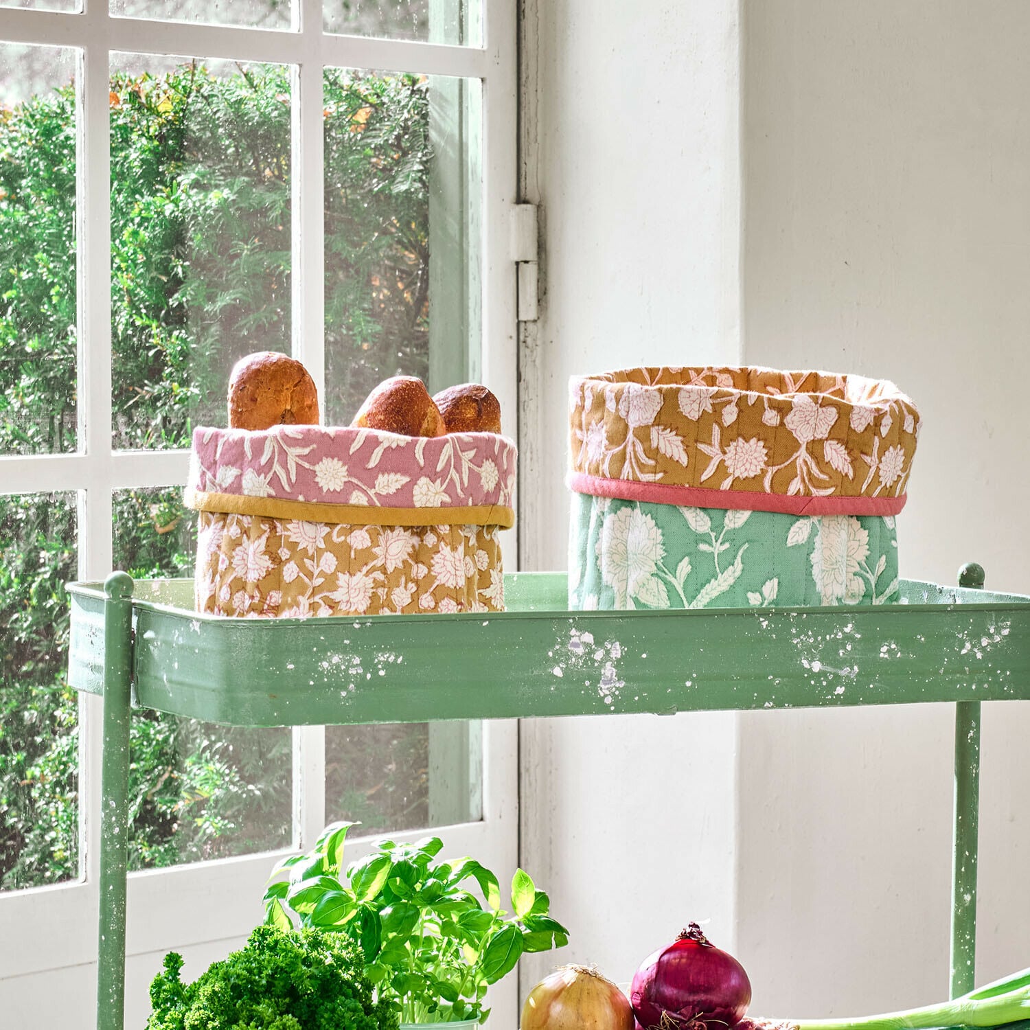 Mand set van 2 Fleuronnes